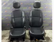 Б/у сиденья передние, коричневый цвет (эко-кожа) для Renault Scenic III